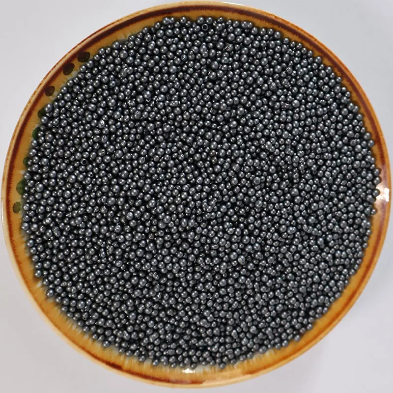 Granalla de acero con bajo contenido de carbono